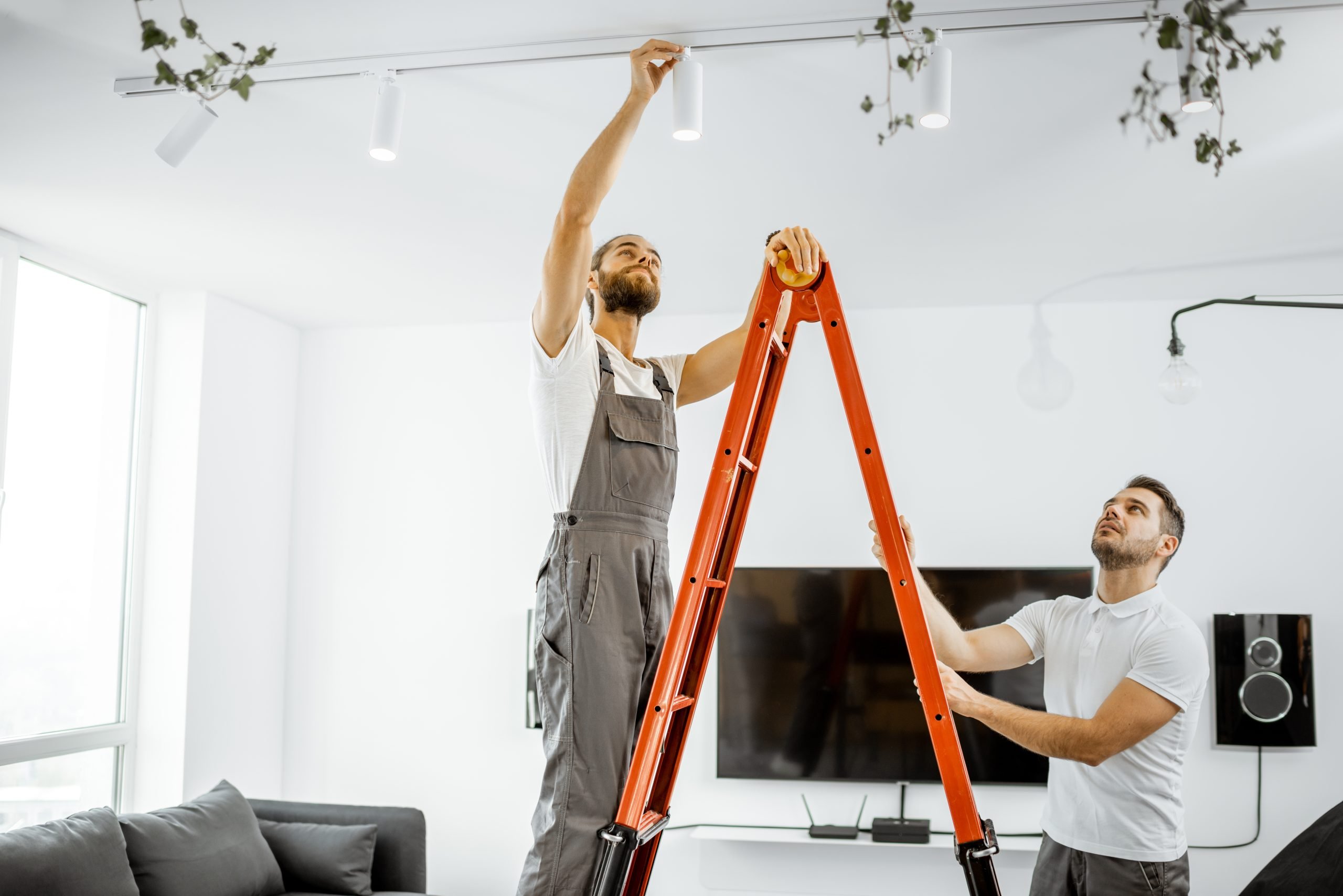 Handyman working in a London home